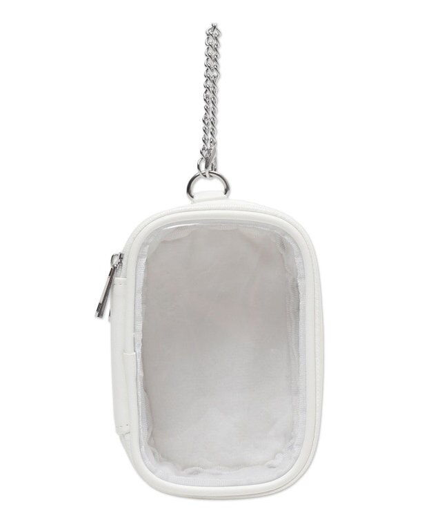 WEGO 【痛バ＆推し活グッズ】ダブルフェイスマルチぬいポーチ ホワイト