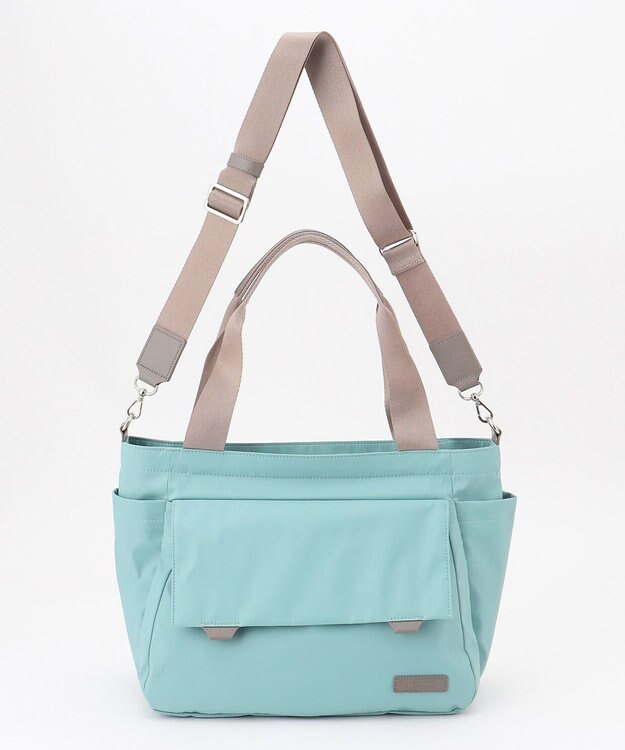 Y'SACCS ダブルタブ　トラベル2WAYトートバッグ ライトグリーン