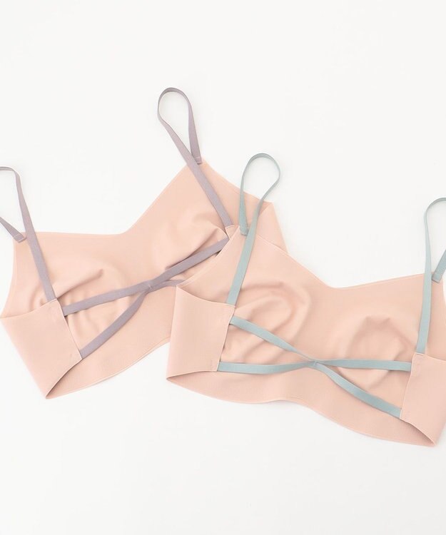 Chacott バッククロス ブラトップ（フリーカット） アイスグリーン