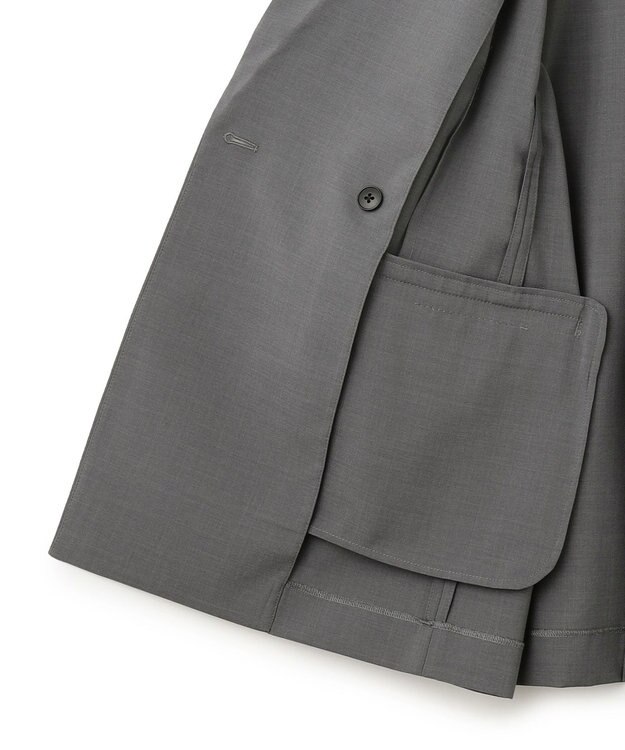 UNFILO TENNEN TOUCH ハーフスリーブジャケット グレー