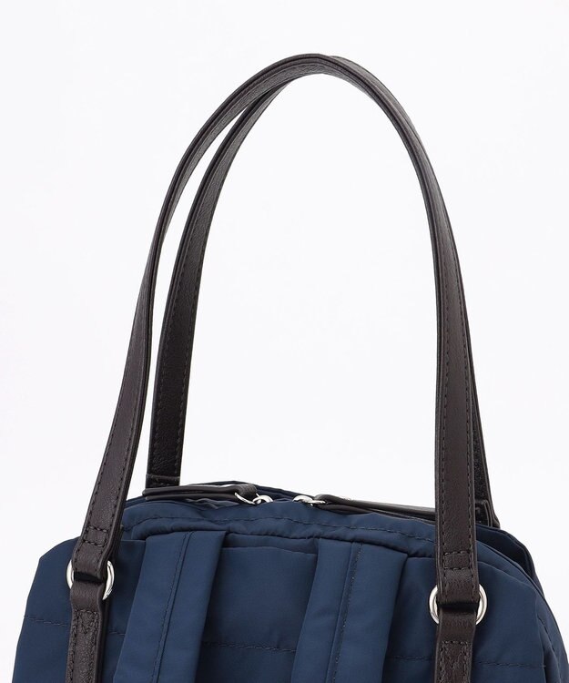 LA BAGAGERIE 【MONICA】ポーチ付き4WAYリュックサック ネイビー