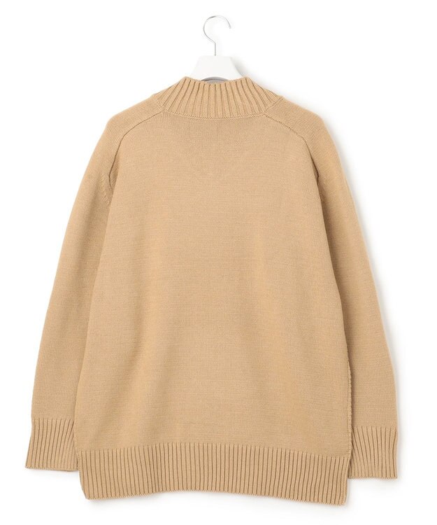 J.PRESS YORK STREET 【UNISEX】Vネックプルオーバー ニット ベージュ系