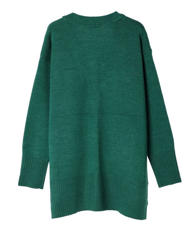 Green Parks 杢調Ｖネックカーディガン Green