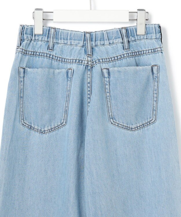 J.PRESS YORK STREET 【WOMEN】ソフトワイドデニム ダルブルー系