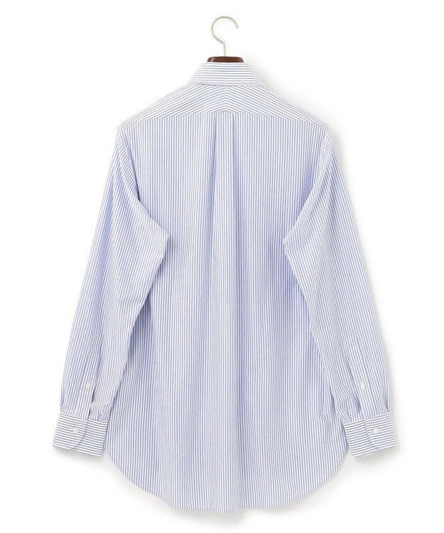 J.PRESS MEN ニットキャンディストライプ シャツ ネイビー系1
