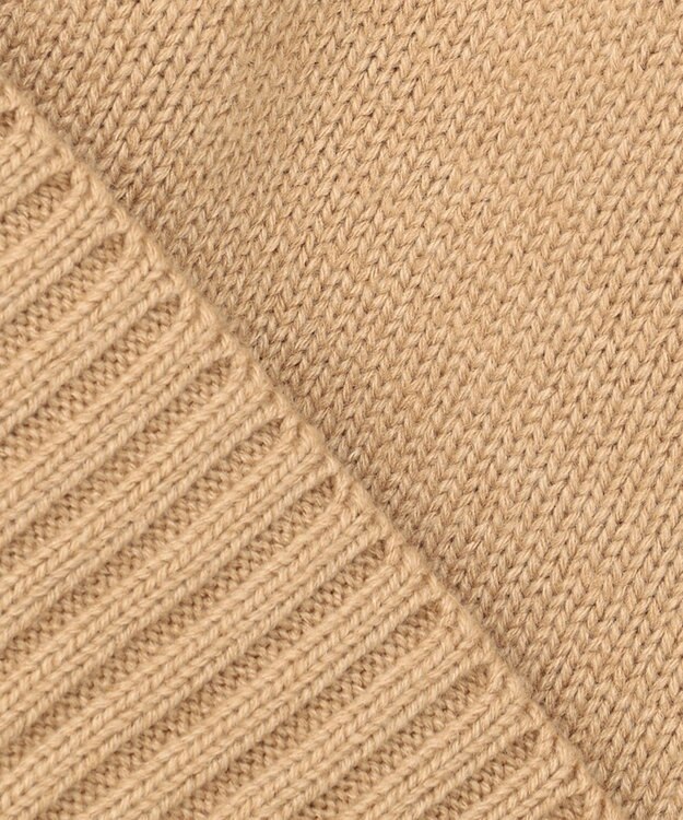 J.PRESS YORK STREET 【UNISEX】Vネックプルオーバー ニット ベージュ系