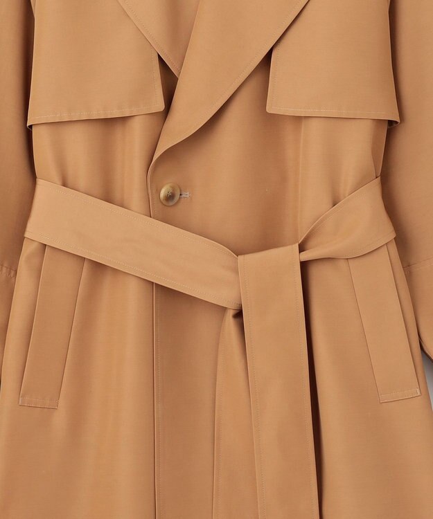 NAVE 【ReNAVE・セットアップ可/撥水加工/防シワ】ポリエステルタッサー コート キャメル系