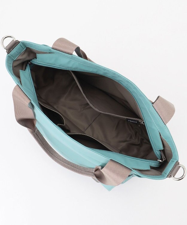 Y'SACCS ダブルタブ　トラベル2WAYトートバッグ ライトグリーン