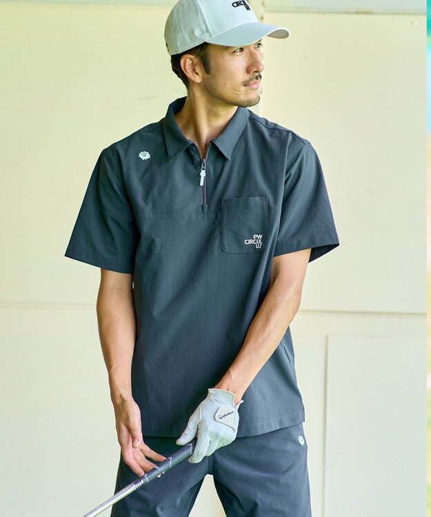 PW CIRCULUS 2PSET【MEN】クイックドライ アクティブセットアップ ゴルフ グレー系