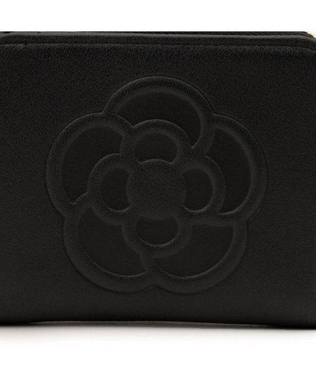 CLATHAS ワッフル 二つ折り財布 ブラック