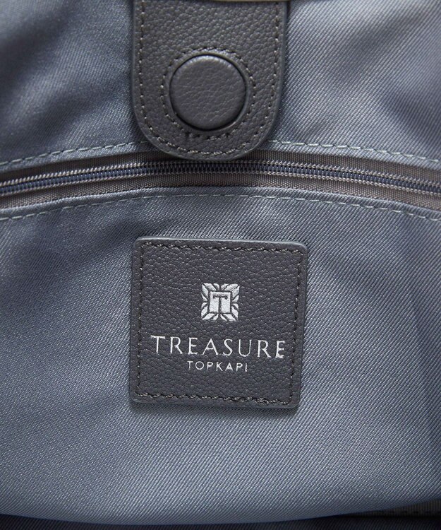 TOPKAPI 【TREASURE TOPKAPI】ナイロン アウトポケット 2way ショルダーバッグ / 軽量 ミディアムグレー