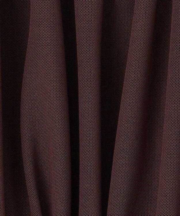 uncrave 【洗濯機洗い可】カクテル チュール ブラウス（uncrave STANDARD） バーガンディー