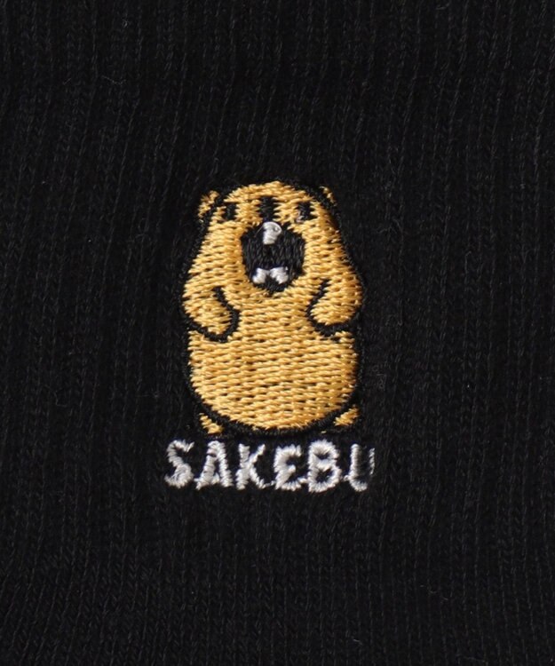 WEGO モチーフロゴ刺繍アンクルパイルソックス 柄2