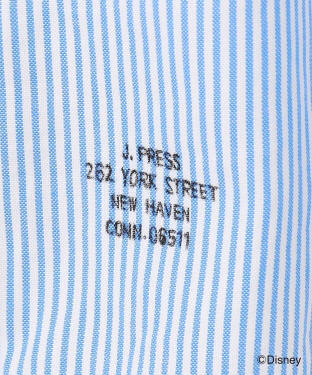 J.PRESS MEN 【DISNEY COLLECTION】【UNISEX】ピンオックス シャツ/ B.D. / ミッキーマウス ネイビー系9