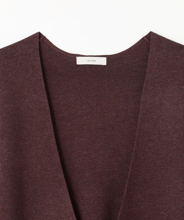 ANY マシュマロニットジレ チョコレート