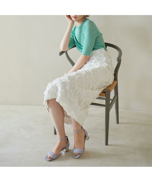 MODE ET JACOMO <MODE ET JACOMO>アンクルストラップサンダル パープル