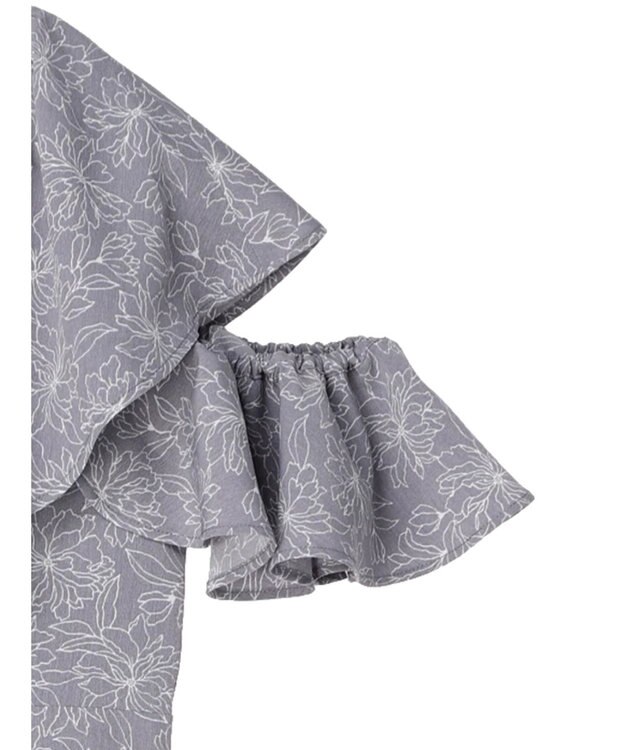 earth music&ecology ２ＷＡＹ　フリルスリーブワンピース Sax