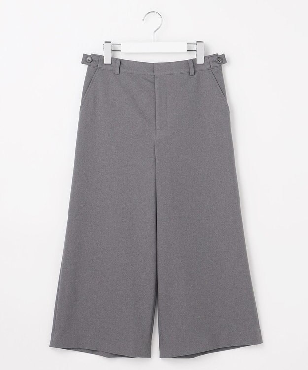 J.PRESS LADIES 【WEB限定カラーあり】ツムギートflannel クロップド パンツ グレー系