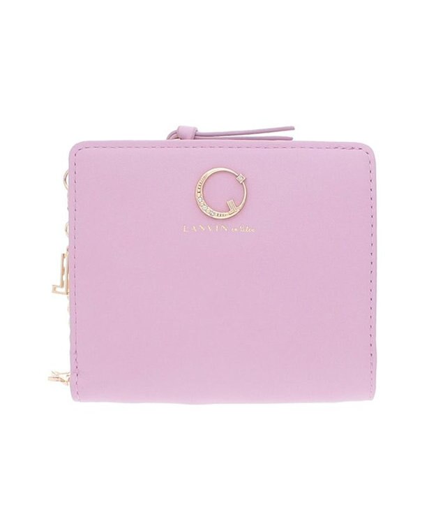 LANVIN en Bleu ルナ Lファスナー二つ折り財布 ピンク
