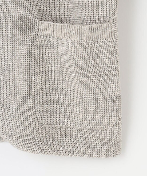 JOSEPH ABBOUD 【オリジナルオーガニックコットン使用】JOE COTTON ニット ジャケット ベージュ系