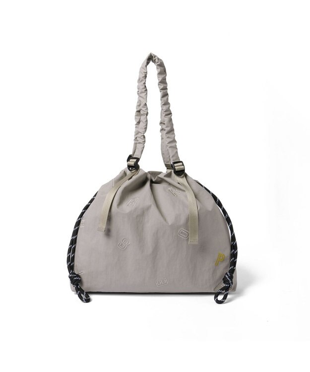 PELLE BORSA 巾着A4トート Wrinkle リンクル 6521 ライトグレー