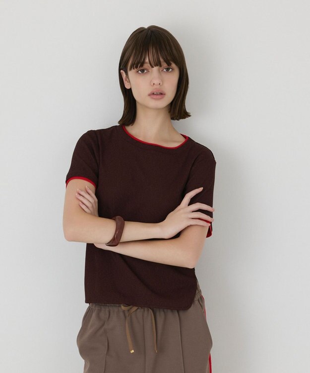 GRACE CONTINENTAL シアーテレコカットトップ ブラウン