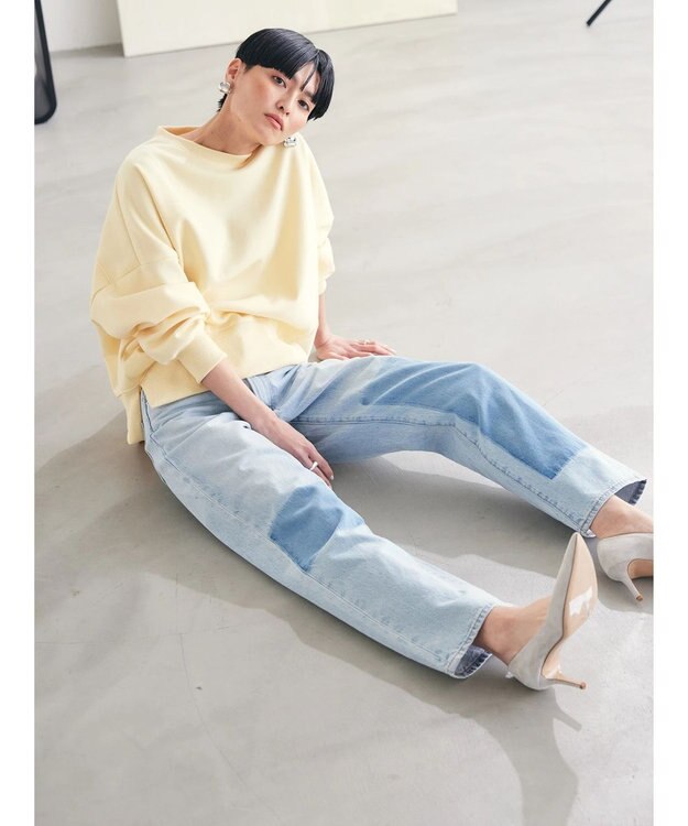 AMERICAN HOLIC パッチワークライクデニム Light Indigo