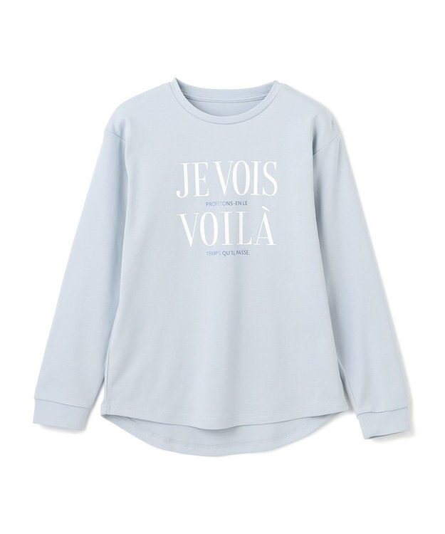 UNFILO 【110-150cm】選べるアソート ロゴロンT(UNISEX) [プリントロゴ]サックス