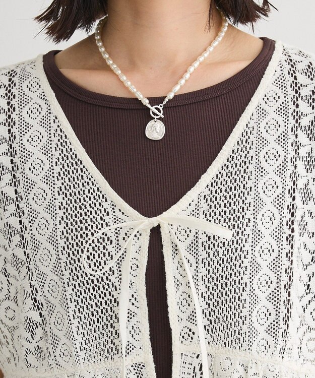 Green Parks レースベスト Ivory