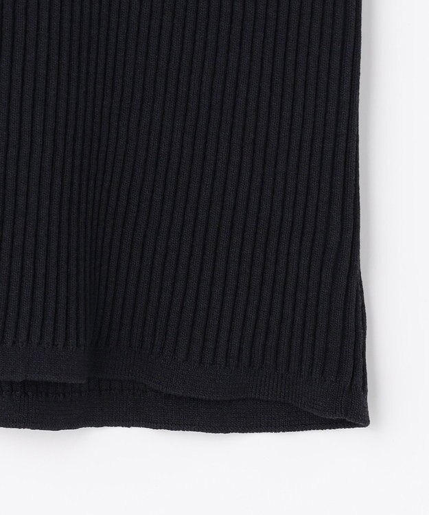 組曲 S 【先行予約・WEB限定】クリアストレッチオフショルダー ニット ブラック系