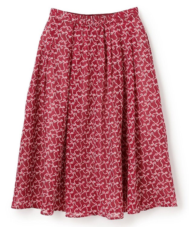 TOCCA 【洗える・消臭】RIBBON AND RIBBON スカート ワイン系5