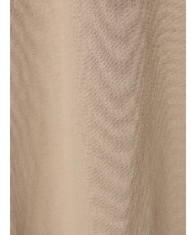 Green Parks バックフォトプリント半袖チュニック Light Beige