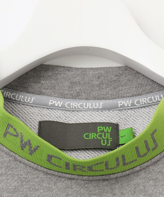 PW CIRCULUS 【WOMEN】アスレジャー 裏毛 モックネック ワンピース ライトグレー系