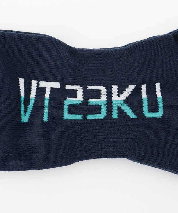 23区GOLF 【MEN】ロゴ アンクルソックス ネイビー系