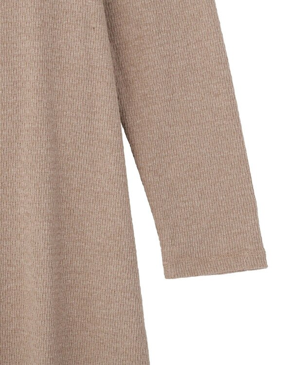 earth music&ecology 【2点SET】レイヤードバイカラーカットワンピース ベージュ