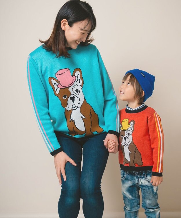 ami amie 紳士のフレブルプルオーバーFree Size サックス