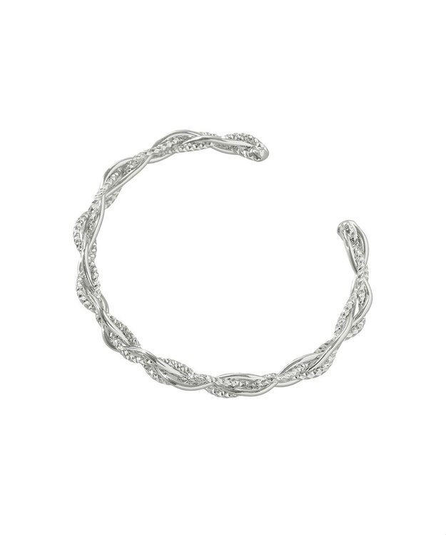 earth music&ecology ウェイビーメタルバングル Silver