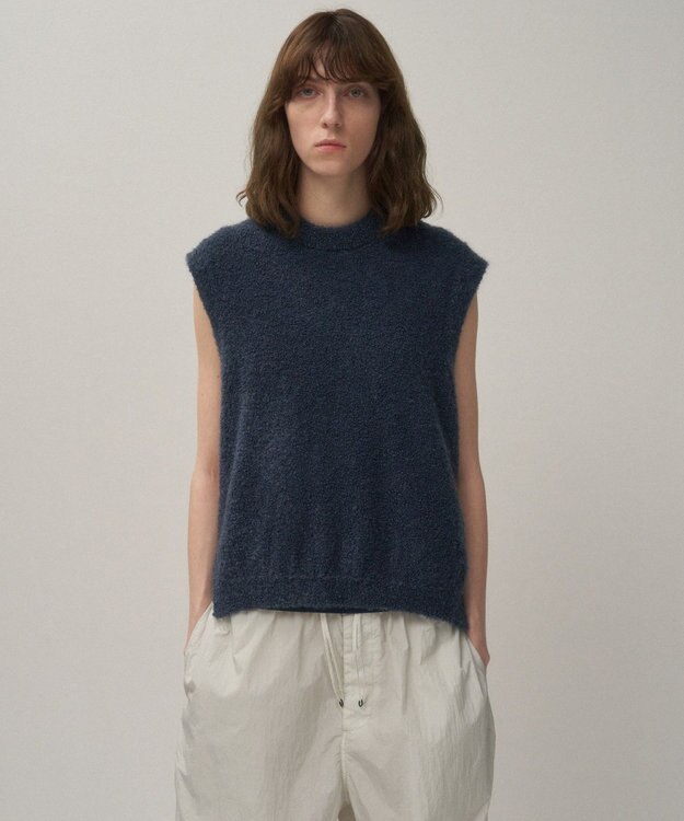 ATON KID MOHAIR LOOP | ベスト NAVY