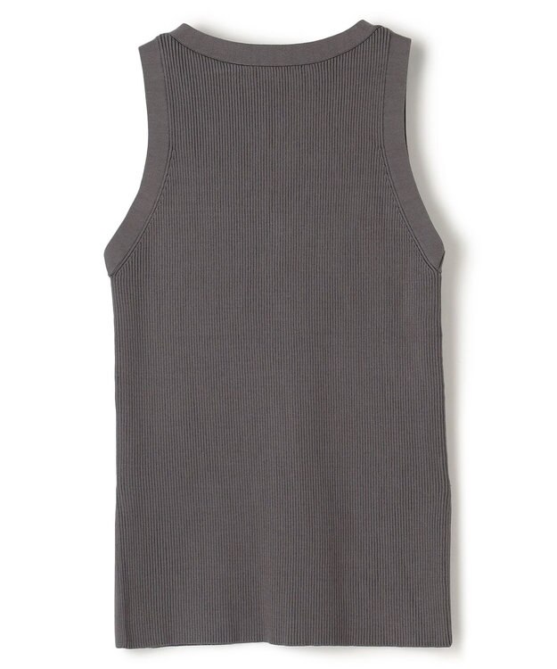 uncrave リブニット 2WAYタンクトップ スレート