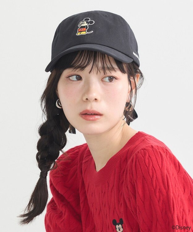 earth music&ecology Ｄｉｓｎｅｙ×Ｓｅｉｊｉ　Ｍａｔｓｕｍｏｔｏキャップ Black