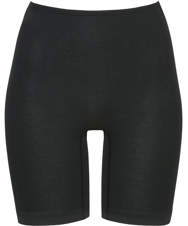 Wing インナー 【綿の贅沢オーガニック】 オーガニックコットン混素材 薄くて軽い ３分丈 ER1356 ウイング／ワコール ブラック