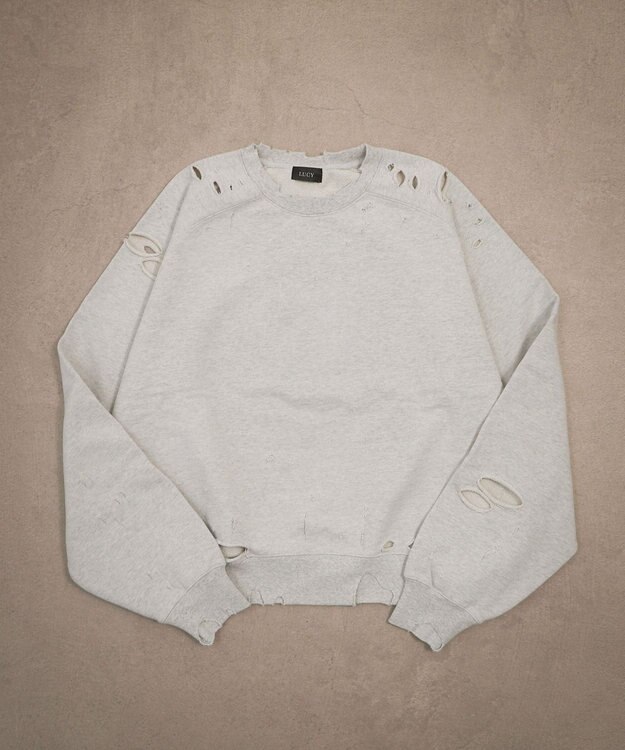 WEGO ショートダメージプルオーバー オフホワイト