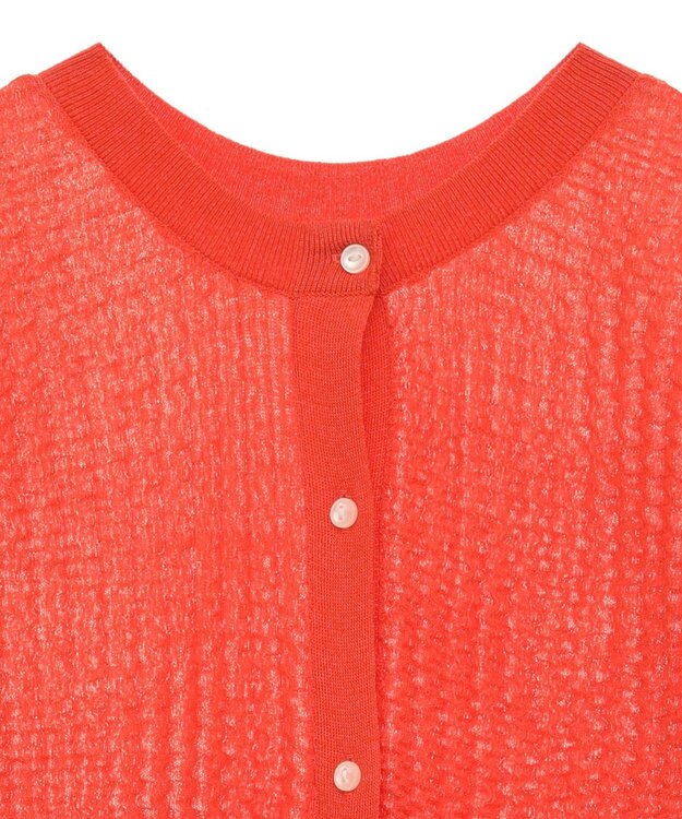 AMERICAN HOLIC 柄編みニットカーディガン Orange