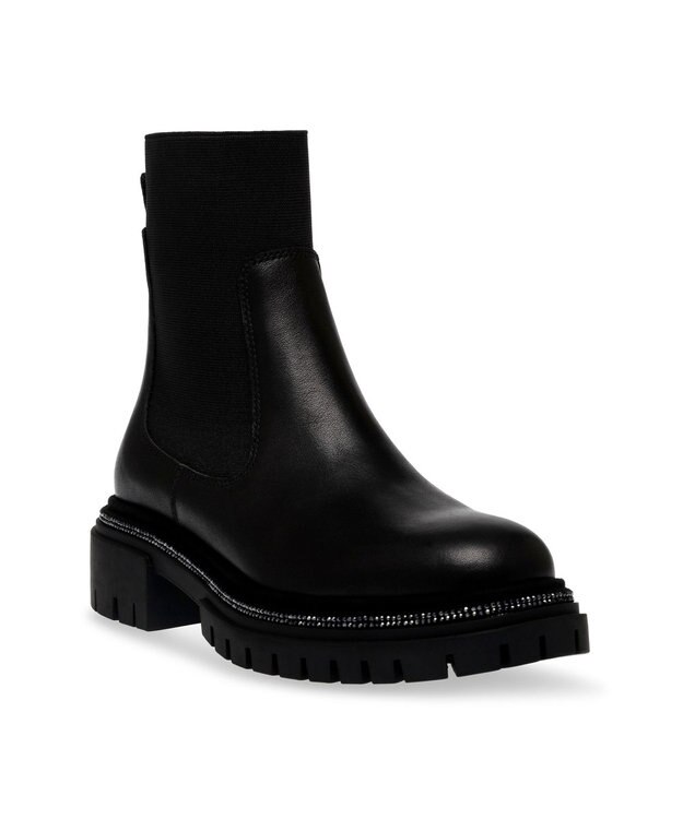 STEVE MADDEN OFFLINE サイドゴアショートブーツ ブラック