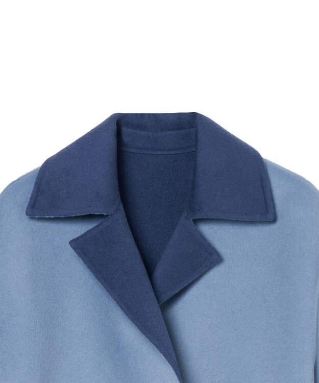 JOSEPH ダブルフェイスリバーシブル　ミドルコート Faded Sky/Harbour