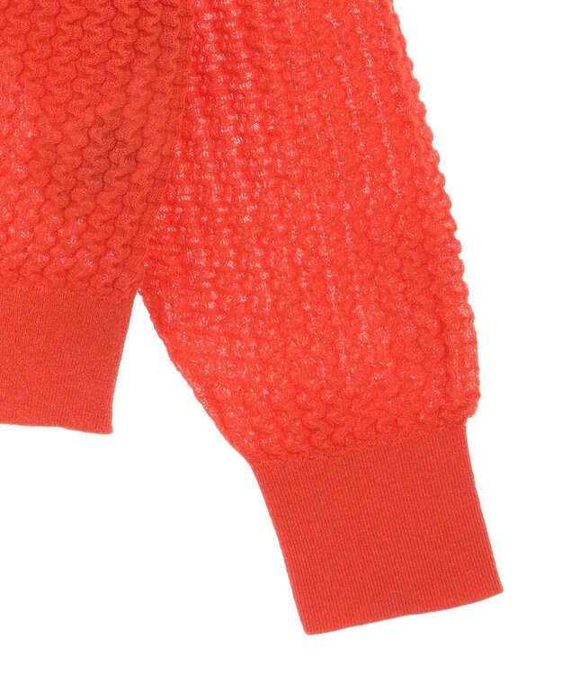 AMERICAN HOLIC 柄編みニットカーディガン Orange