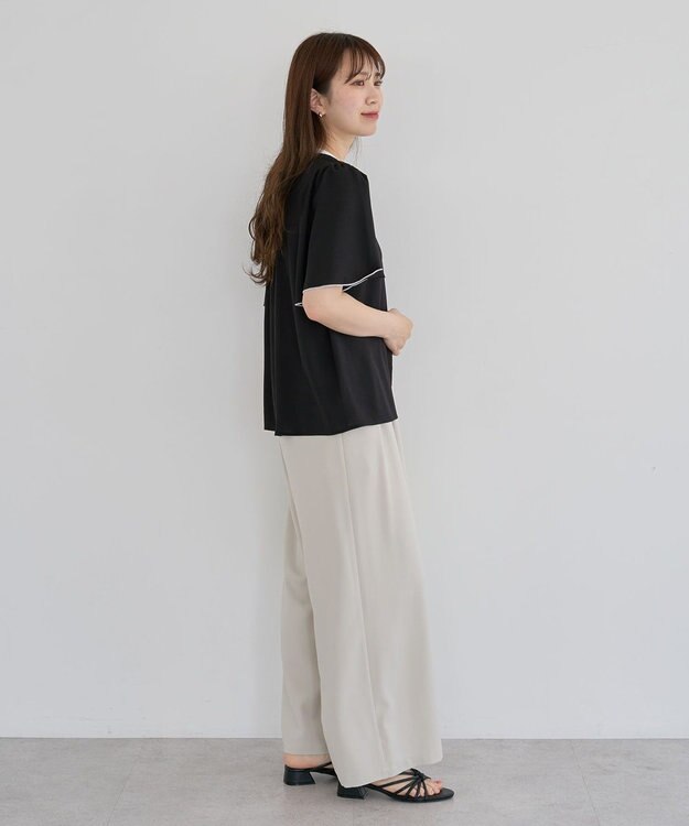 Green Parks ・ＥＬＥＮＣＡＲＥ　ＤＵＥ　バイカラーブラウス Off White