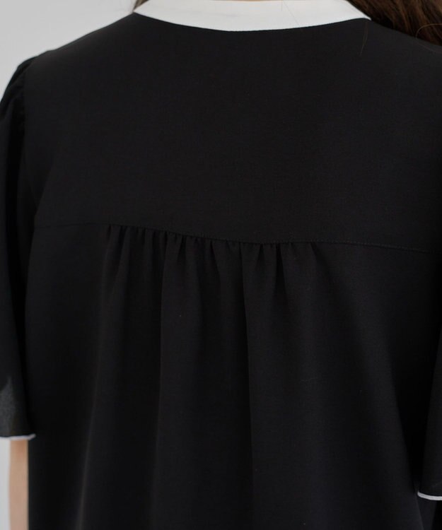 Green Parks ・ＥＬＥＮＣＡＲＥ　ＤＵＥ　バイカラーブラウス Off White