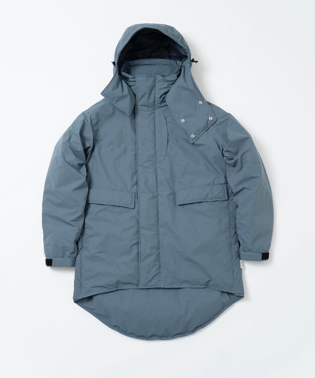 KWD 【日本製/高品質ダウン】DOWN MONSTER JACKETグリーンダウン ダウンモンスタージャケット ブルーグレー