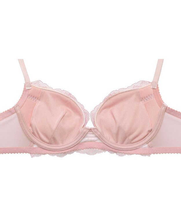 WACOAL 【ファーストリボンブラ】 ブラジャー 【若い世代の体型特徴を考えた設計仕様】 きれいな谷間をメイクしてキープ まるみのあるシルエット レディース BRB409 /ワコール ロマンピンク